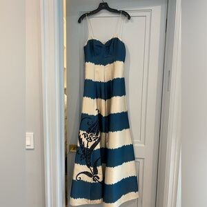 Sachin + Babi Midnight & Ivory Gown